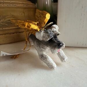 Design Toscano Holiday Angel Mini Schnauzer Dog Ornament — Original Box